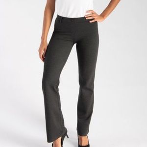 Betabrand Dress Pant Yoga Pants In Charcoal